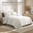 Evergrace 100% Cotton Quilt, Pre-Washed Modern Grid Stitch Lightweight Bedspread Coverlet For All Season, Oversized 3-Piece Quilt Set With 2 Pillow Shams-124563546-124563542