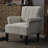 Rivet Tufted Polyester Armchair