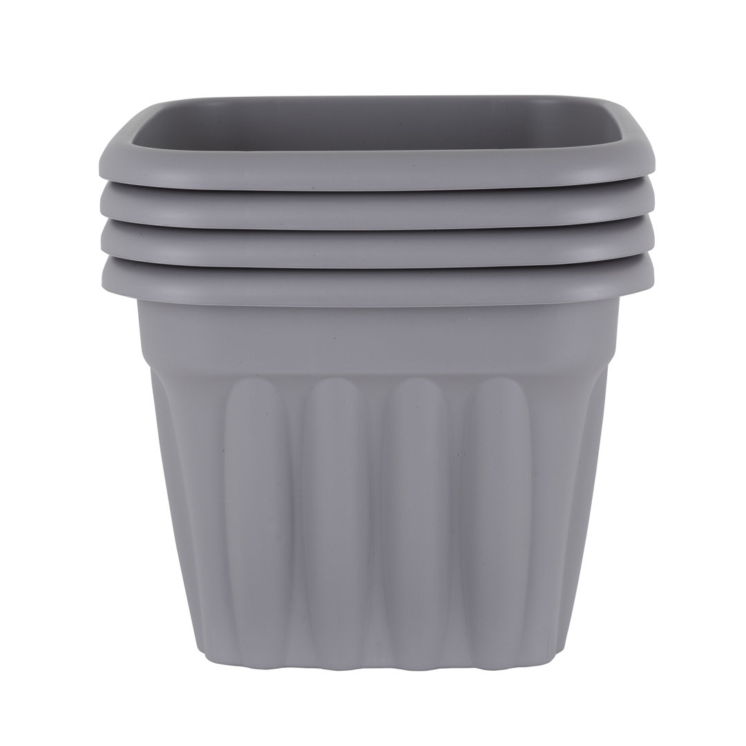Wham Vista Square Planter Upcycle Grey