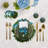Christmas Wreath Cotton Sateen Dinner Napkins-124988513