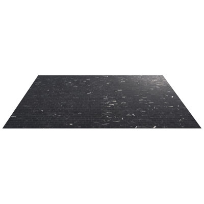 Orné 12 po X 12 po Carreau de mosaïque de marbre jointé à la main pour plancher et mur (5 pieds carrés / feuille)