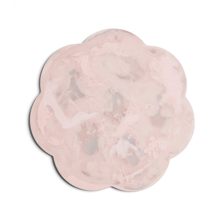 Scallop Resin Board Pink