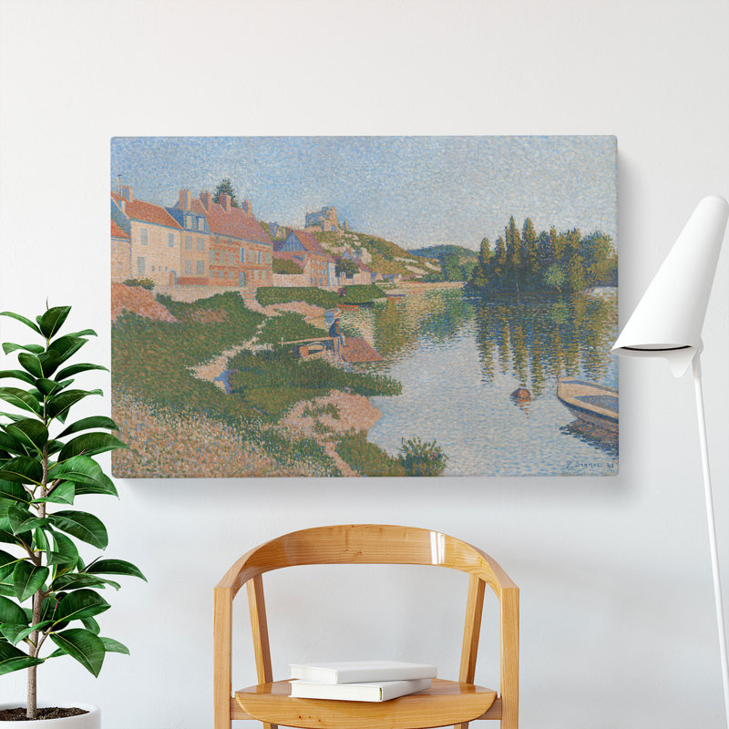 Les Andelys by Paul Signac - Wrapped Canvas, 35cm H x 50cm W x 3cm D