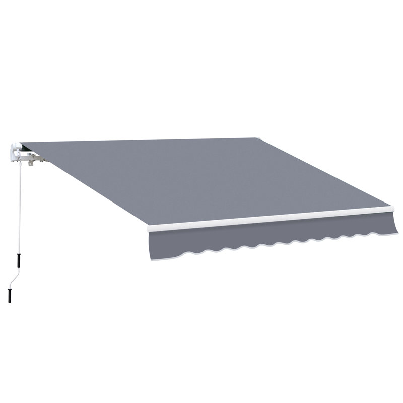 EvoNet 300cm W x 395cm D Polyester Cover Retractable Door / Window Awning