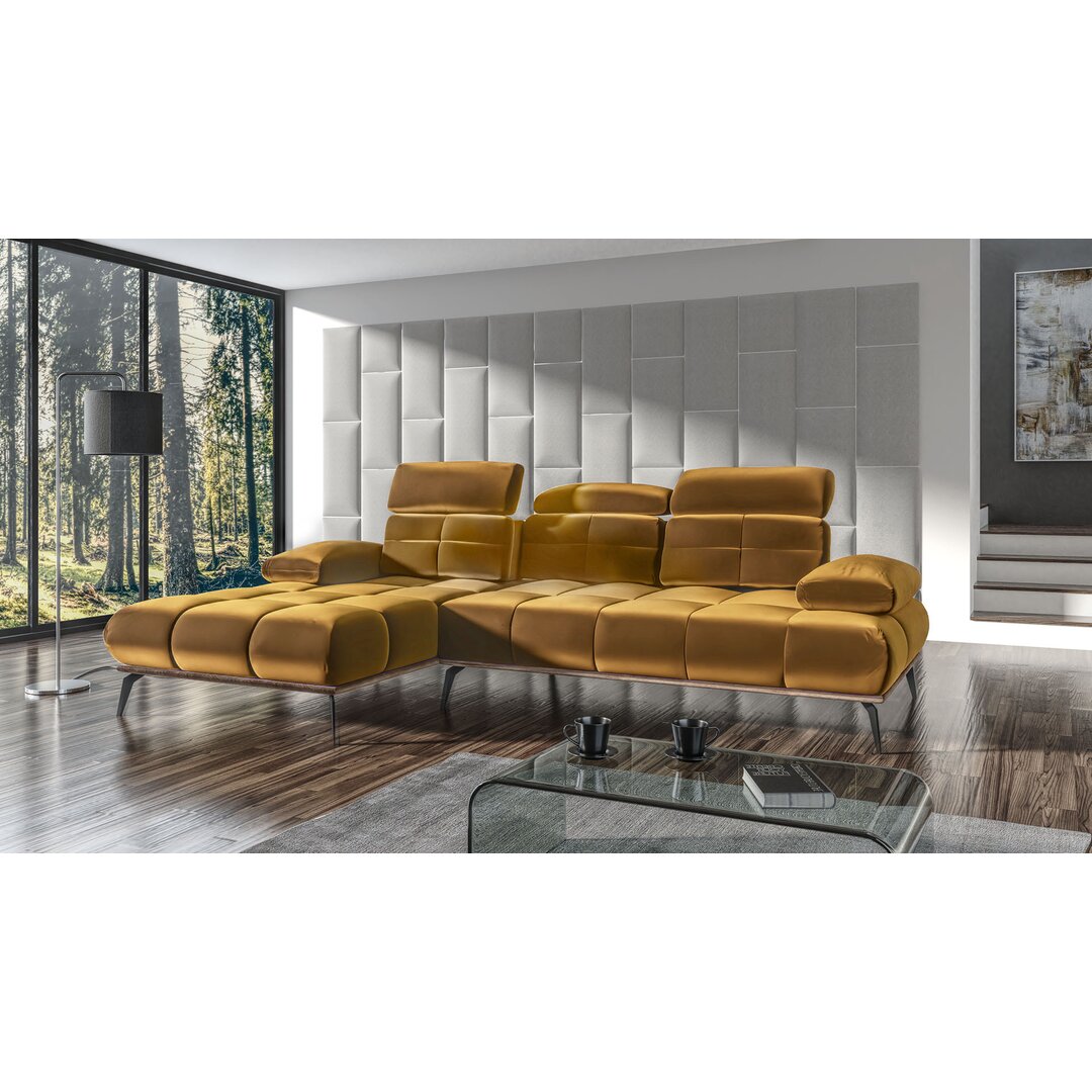 Premium Ecksofa Biggs aus Samt