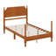 Lit poteau en bois traditionnel, lit plateforme rétro, aucun sommier requis, assemblage facile-1989936848-1989936849