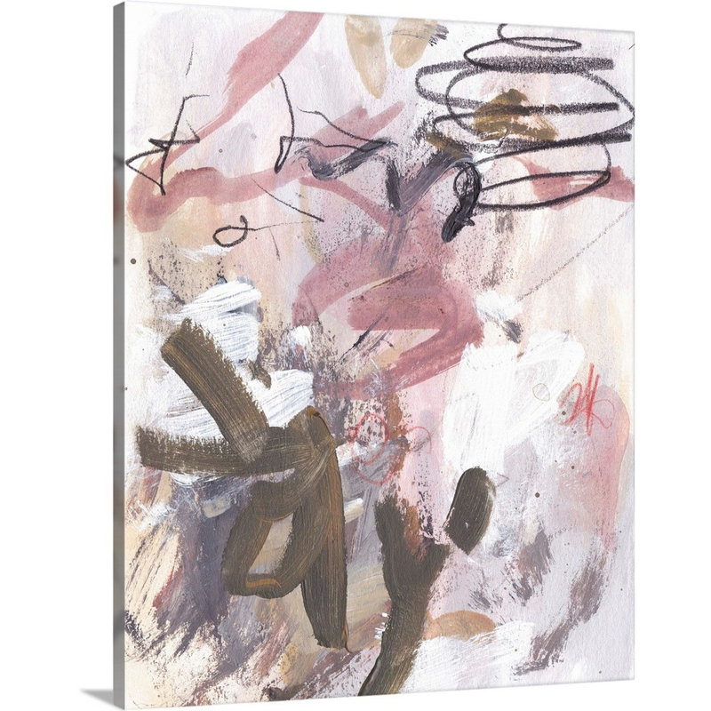 Reproduction d’art sur toile, "Whispering Dawn IV" par Melissa Wang, Toile tendue, H 14 po x l 11 po x P 1,25 po