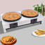 Crêpière électrique en acier inoxydable