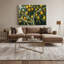 «Botanical Lemon Tree Branches», art mural sur toile verte-679866156