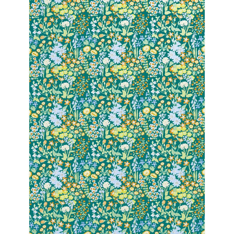 NYMPH FLORAL, Emerald Multi