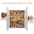 27"W * 30"H * 12"D Shaker White Wall Kitchen Cabinet with Adjustable Shelves-492775486-511911949