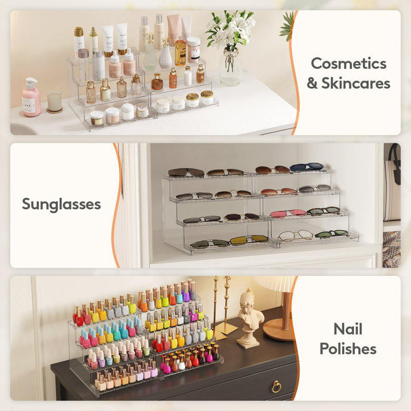 Polyethylene Plastic Makeup Organiser