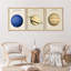 Planète du système solaire, reproduction d'art encadrée - Neptune, Saturne et Jupiter, ensemble d'art mural éducatif sur 3, décor d'inspiration astronomique moderne pour chambre d'enfant ou bureau-119067777-119067776