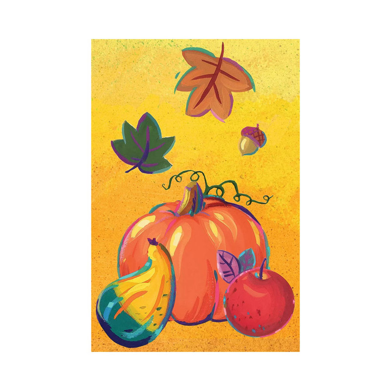 «Graphic Cornucopia I», reproduction d'art sur toile tendue, Toile tendue, Ne s’applique pas, H 18 po x l 12 po