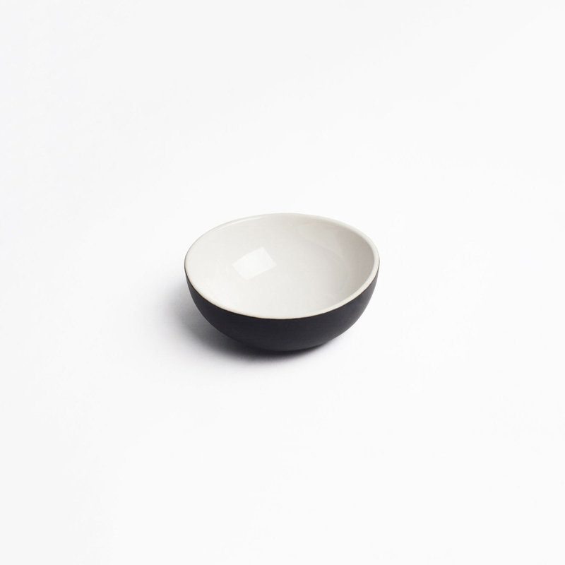 Bol à riz pinceux 5,3 oz. Townley, Éclipse / blanc