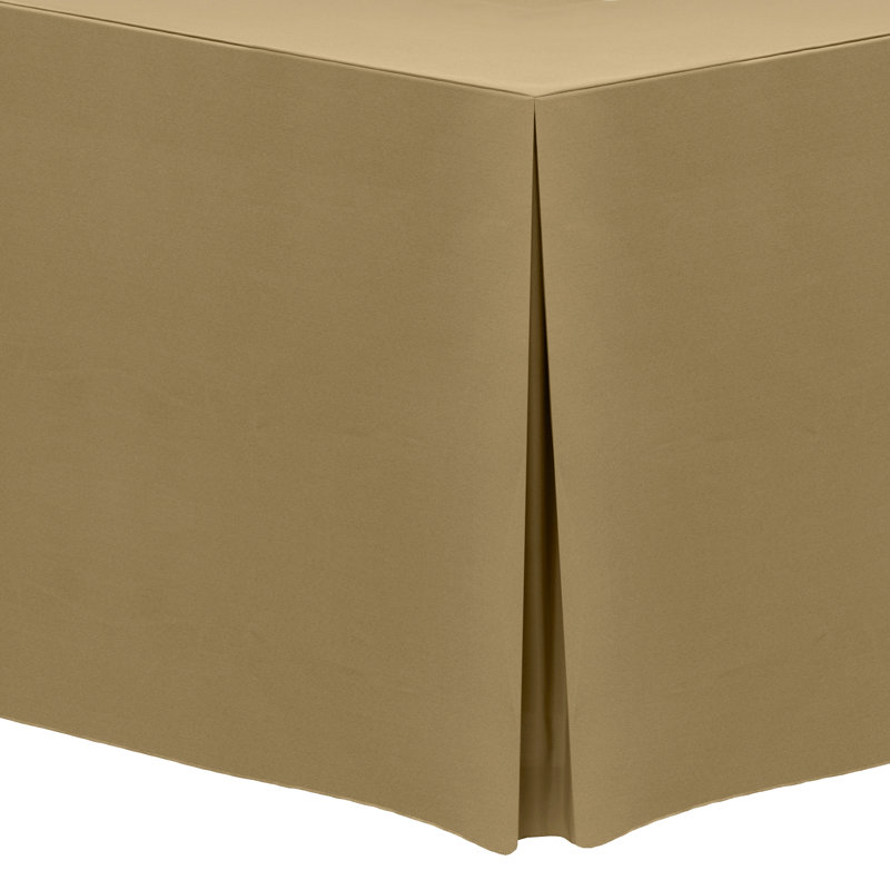 Solid Color Tablecloth, 72" x 18", 10, Toast