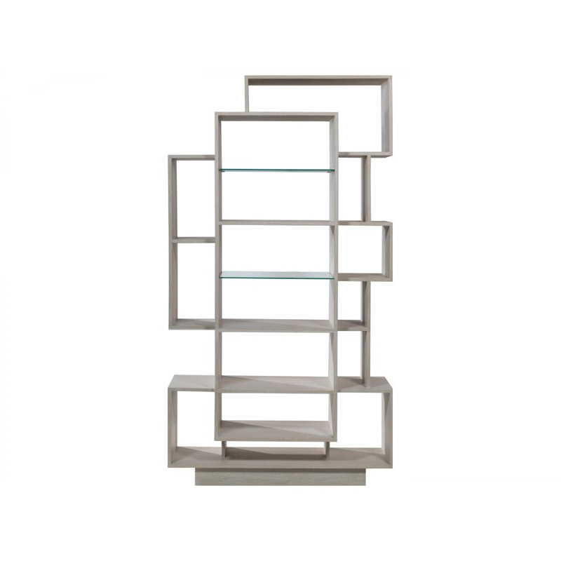 48"W x 18"D x 88"H  8-Tier Signature Designs Prospero Bookcase