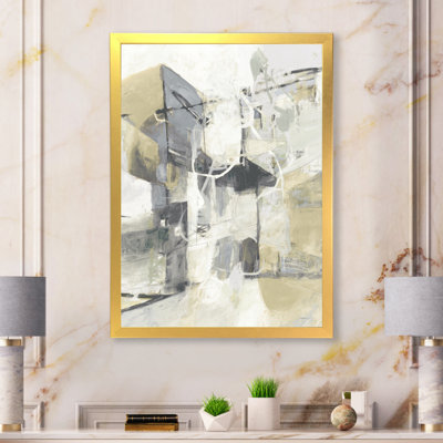 Cadre photo « glam crème rêve iv », reproduction sur toile