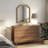Ancalin Solid Wood Arched Wall Mirror-1827170858-1873085891