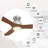 Geddies 52" Smart Ceiling Fan with Light