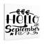 Hello September - Wrapped Canvas Print