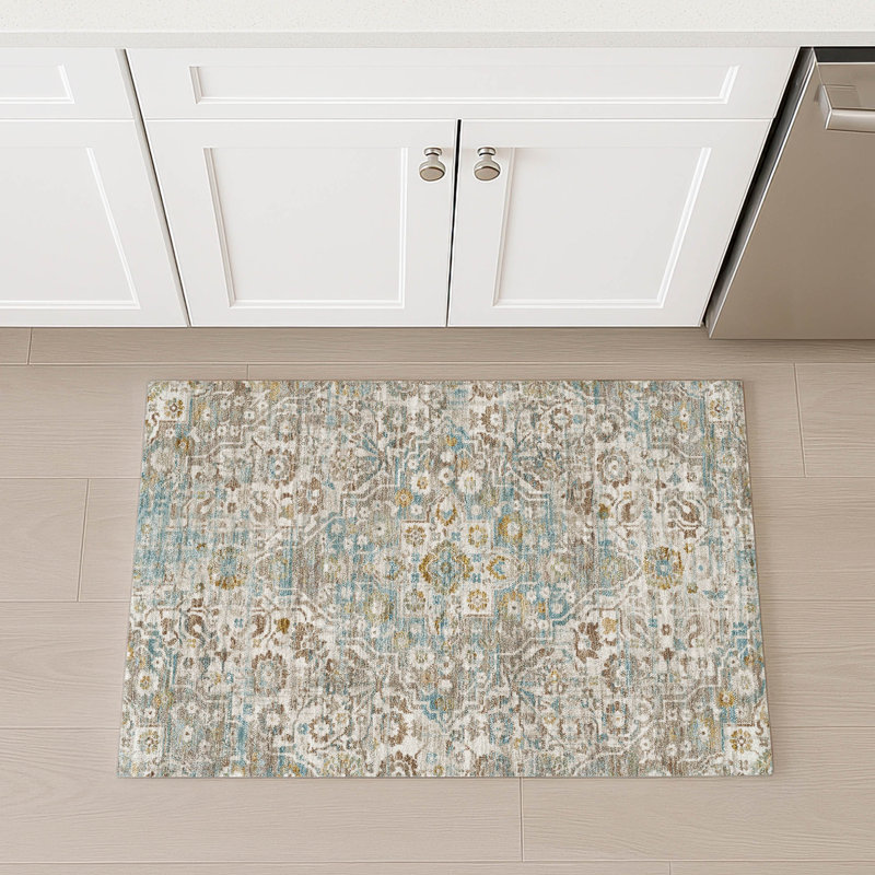 Machine Washable Indoor/Outdoor Chantille ACN2782 Global Rug, Ivory, 2'6" x 3'10"