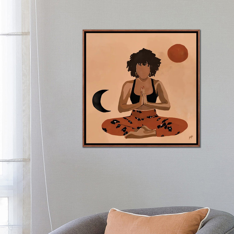 « Harmony » par Bria Nicole-impression d’art graphique, H 26 po x l 26 po x P 1,5 po, Toile tendue, Pas de tapis