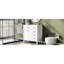 Armoire de salle de bain 36 "avec lavabo en céramique - Tiroirs autoportants blancs-129909064