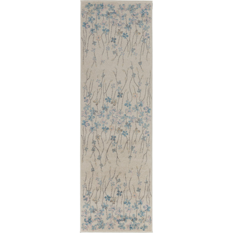 Floral Indoor Rug, Runner 2'3" x 7'3"