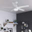 52" Aerodyne 5 - Blade Smart Standard Ceiling Fan with Lights and Remote-70982241