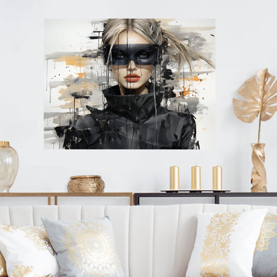 Art mural noir et gris mode futuriste I - Dior MT133477