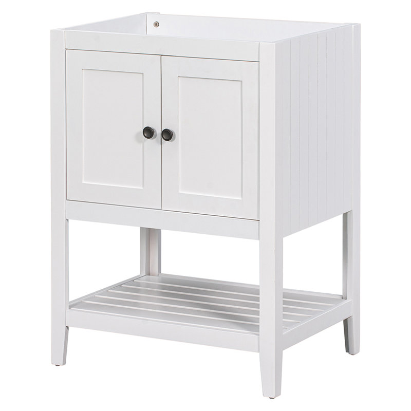 Meuble-lavabo simple 23,71 po Bearick, Blanc