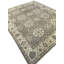 Tapis unique en laine noué à la main gris / beige 8 pi x 9 pi 10 po