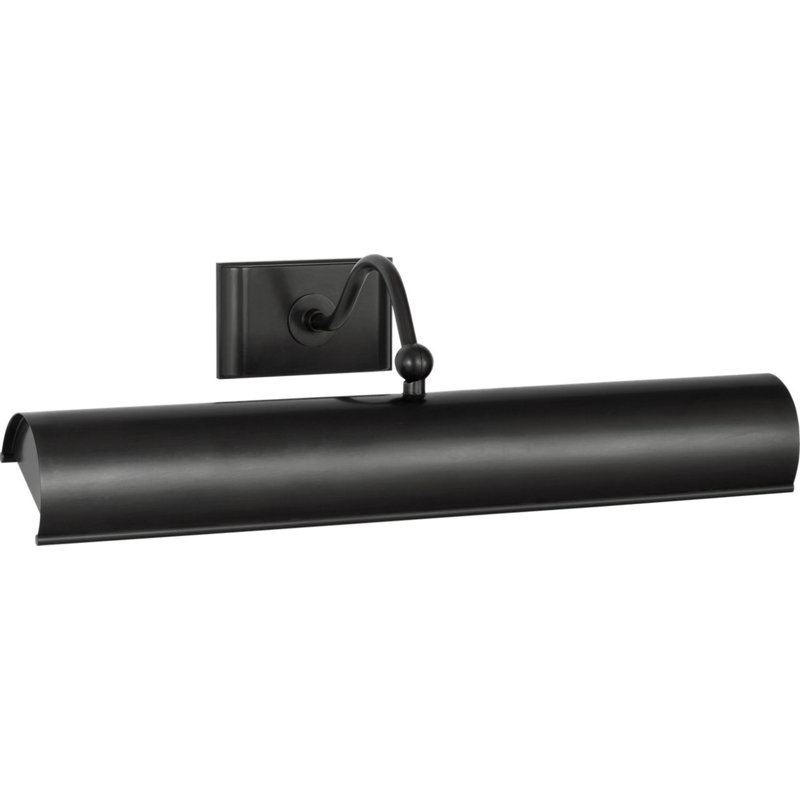 Hessen Picture Light, 4.75" H x 18" W x 9" D, Bronze