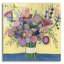  «Pastel Bouquet» par Jeri Hauth, art mural en verre acrylique, 24 po x 24 po