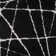 Abstract Area Rug in Black/Ivory
