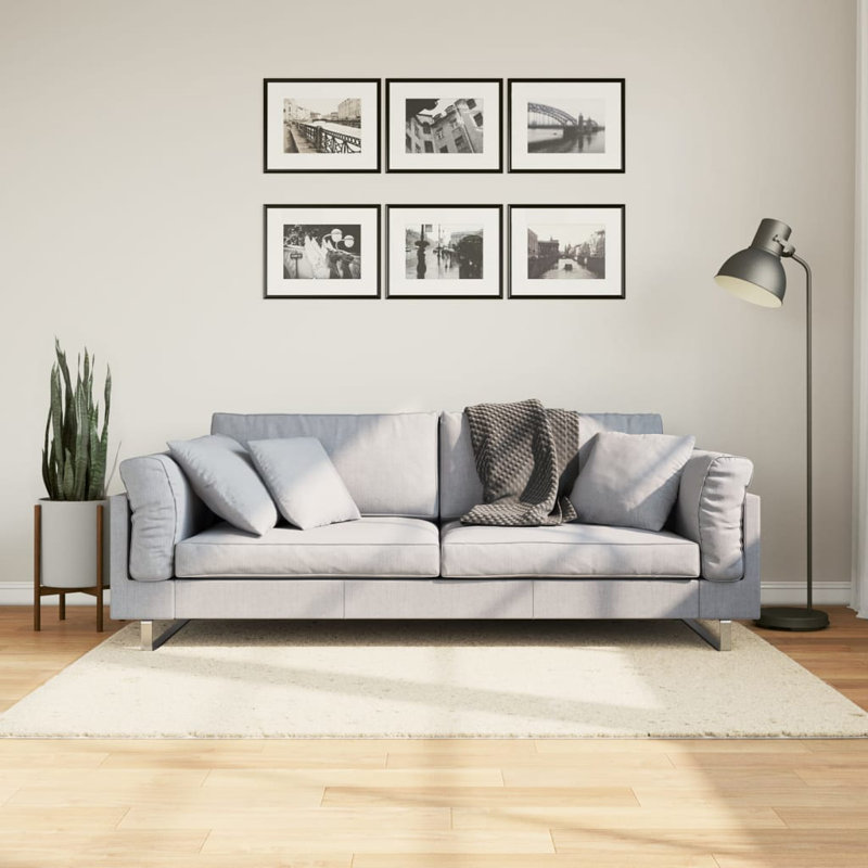 Nadhir Solid Colour Area Rug, Square 120cm