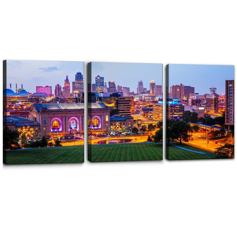 3 Piece Wrapped Canvas Print