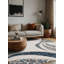 Tapis beige lavable à la machine-782826051