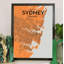Sydney City Map - No Frame Print-1017790966