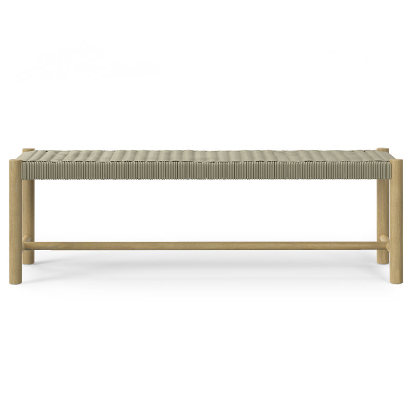 Dahlia 46" Natural Teak Outdoor Indoor Bench