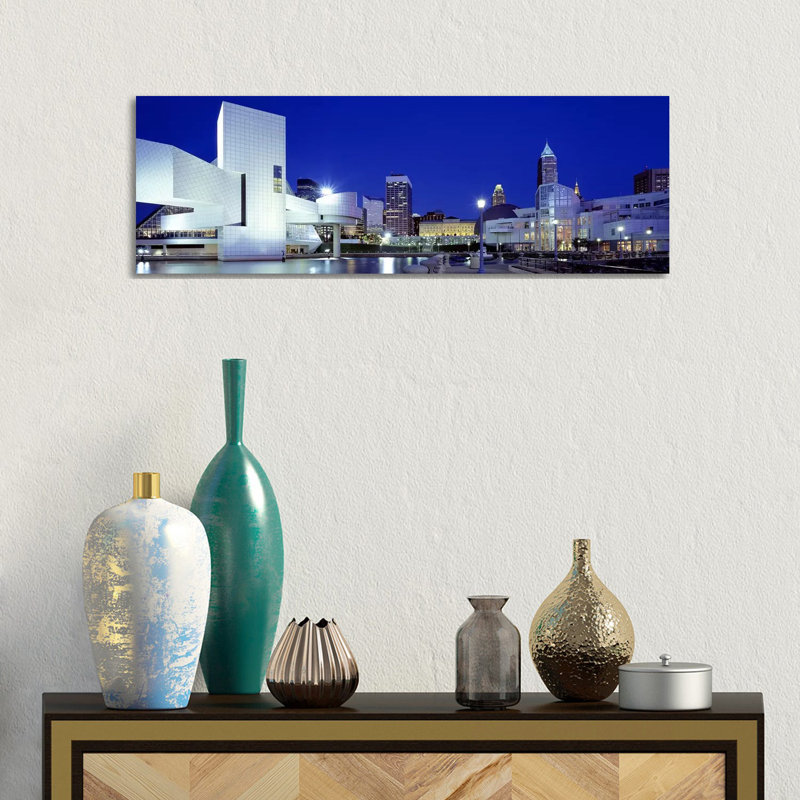 Cleveland, Ohio, USA - Wrapped Canvas Panoramic Print, 30.48 cm H x 91.44 cm W x 1.91 cm D