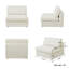 Fauteuil d'appoint modulaire rembourré sans accoudoirs Boucle-1030736143
