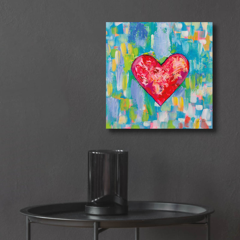 «True Love Bright» par Jeanette Vertentes, H 12 po x l 12 po x P 0,13 po
