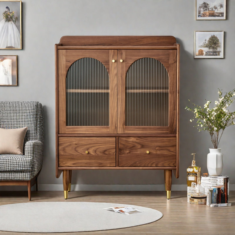 Armoire de rangement simple pour le salon, H 47,24 po x l 35,43 po x P 15,75 po