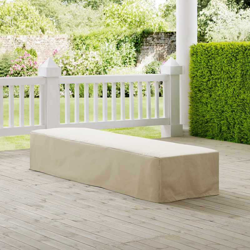 Housse pour chaise longue de patio, Brun clair