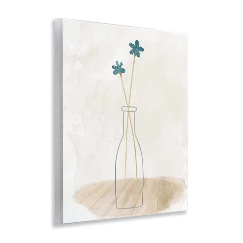Art mural simple sur vase en aquarelle par Kim Allen
