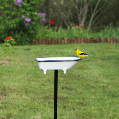 Brander Metal Single Tier Birdbath