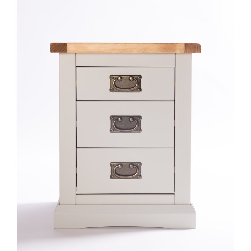 Koa 45cm W Solid + Manufactured Wood Bedside Table