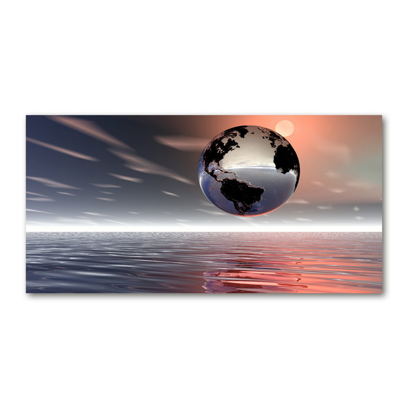 Planet Earth - Wrapped Canvas Print, Canvas, 70cm H x 140cm W
